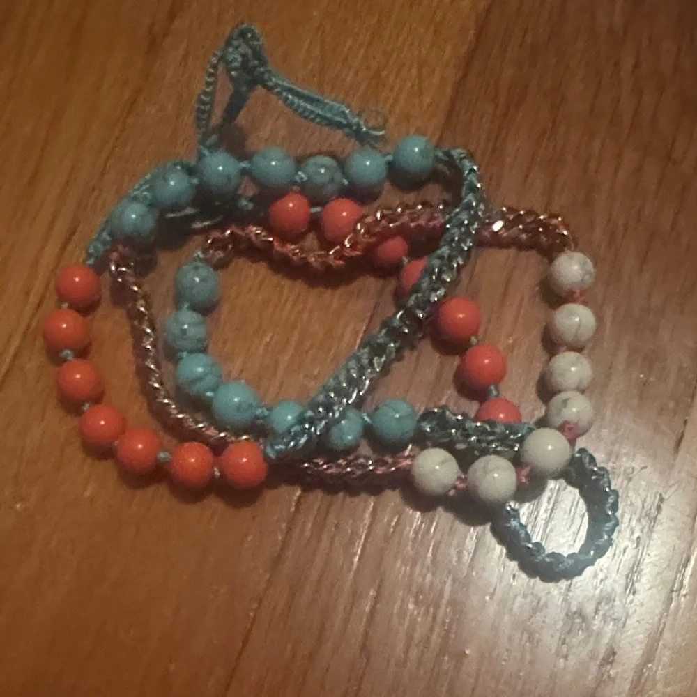 Chloe + Isabel Multicolor Beaded Bracelet Convertible Necklace